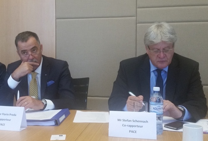 PACE co-rapporteurs meet with press representatives